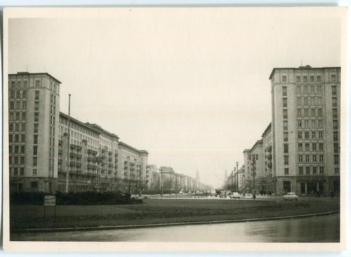 Orig foto berlin - orig., stalinallee