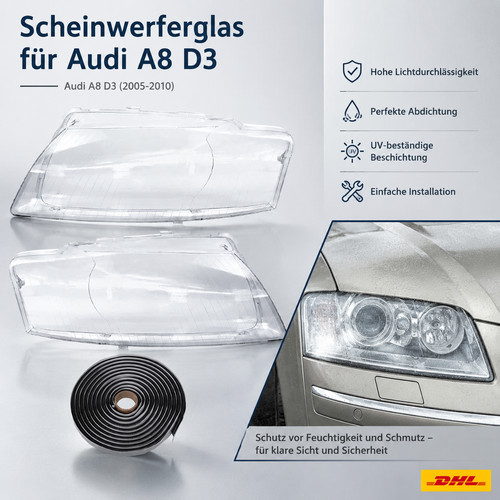 Scheinwerferglas - 2x,