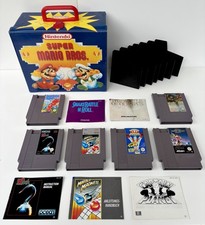 Super Mario Bros. Koffer für Nintendo NES Spiele und 6x Spiele Sammlung Konvolut