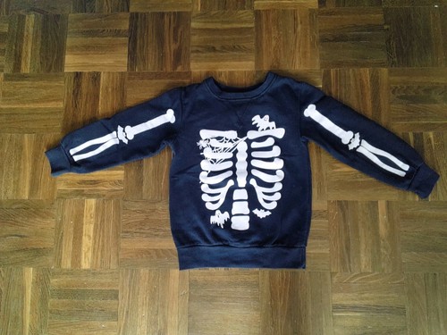Halloween pullover skelett - pullover,