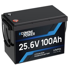 24V 100Ah LiFePO4 Lithium Batterie Akku BMS 6000 Zyklen Wohnmobil Solaranlage DE