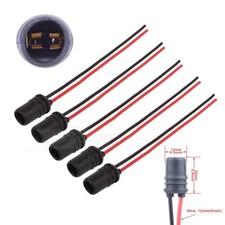 5x W5W T10 Auto/KFZ Lampen Standlicht Parklicht Fassung Steck Sockel Mit Kabel