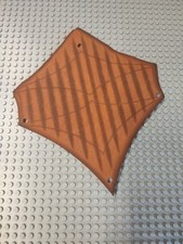 LEGO 1 x Stoff Segel Jabba's Sail Barge dunkelorange braun 55629 26x11 6210