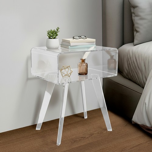 Stufiger beistelltisch acryl - beistelltisch,