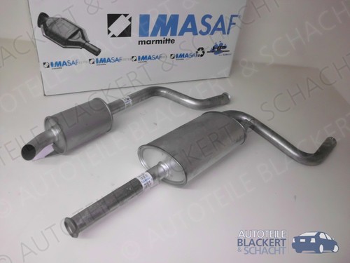 Imasaf auspuff set kat für - auspuff,