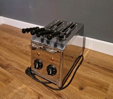 Milantoast Profi-Toaster – 2-Schlitz Edelstahl-Toaster für Gastronomie