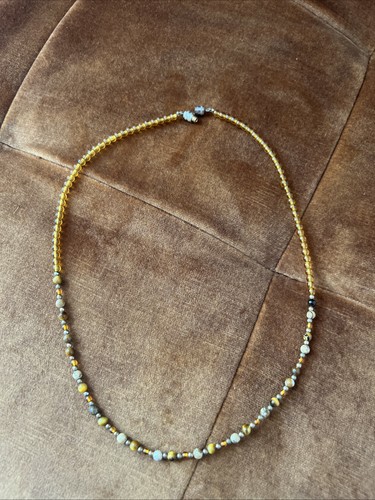 Tigerauge hals kette mit - tigerauge,