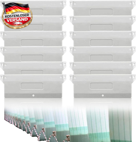 Stück lamellenvorhang - 12,