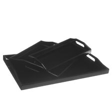 Tablett, 3er Set mit Griffen