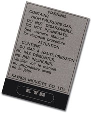 XT500 Aufkleber Stoßdämpfer