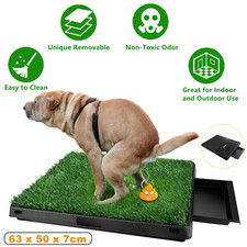 Hundeklo Hundetoilette Welpentoilette Hunde WC Toilette Kunstrasen 63x50cm TOP