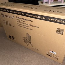 CASARIA 2er Set klappbare Gartenstühle aus Holz | Hochlehner Holzmöbel Outdoor