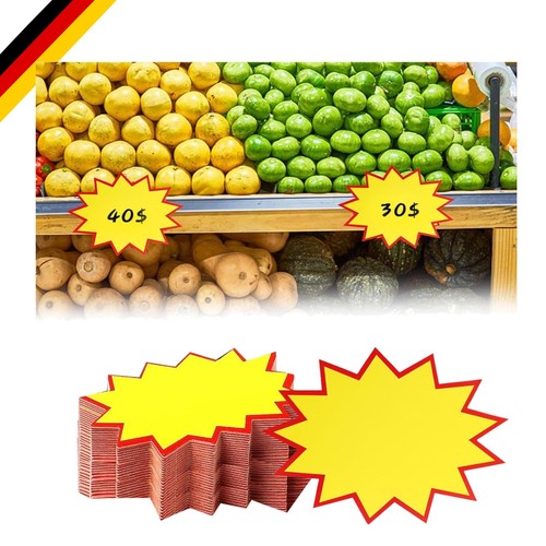 Preisschilder fluoreszierend - preisschilder,