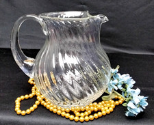 Schöne alte glas kanne - kanne,, krug