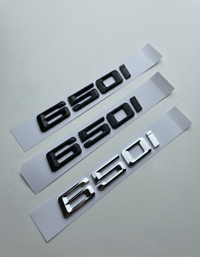 650i emblem schwarz glanz - 650i,