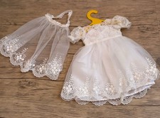 Puppen Brautkleid Weiß