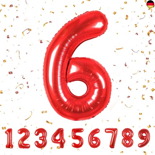 Geburtstag zahlen luftballon - , 6
