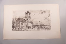Radierung horst miesler berlin - radierung,