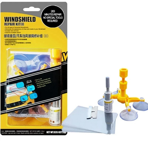 Windshield glass repair kit - windshield,