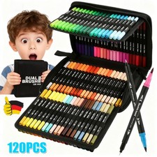 120 Farben Marker Stifte Set