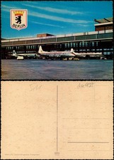 Ansichtskarte Tempelhof-Berlin Flughafen Tempelhof - Flugzeug 1966