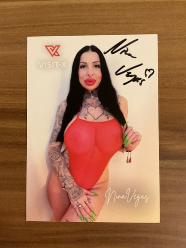 Nina vegas autogrammkarte - nina,