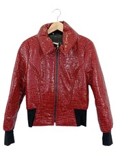 TUZZI Damen Lederjacke Rot Gr