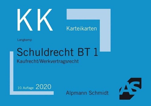 Karteikarten schuldrecht 1 - schuldrecht, bt