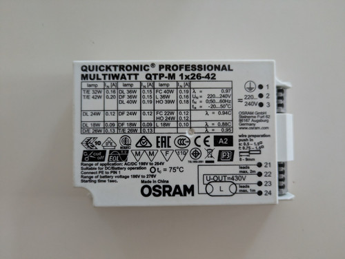 Stück set osram quicktronic - 5,