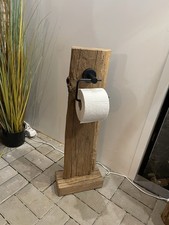 Toilettenpapier, Halter, Eiche, Massiv Stehle Toilette Papierhalter ￼