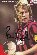 Autogramm - Bernd Schuster (Bayer 04 Leverkusen) - Tor des Jahres