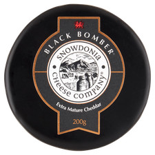 Black Bomber Cheddar-Käse Extra Reif In Schwarzem Wachs 200 G