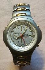 CITIZEN Chronograph 0870-H24601 TA ECO-DRIVE SAPHIR TITANIUM WR 100 Bicolor Uhr