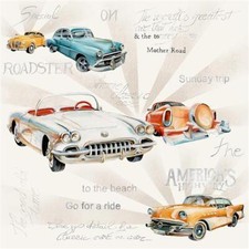 Servietten oldtimer autos - 20,