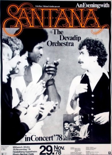 Santana 1978 plakat in - -,