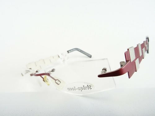 Randlose rote damenbrille - rote,