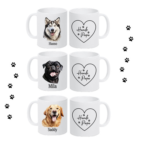 Tasse hund personalisiert name - hund,