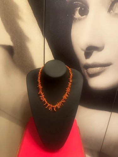 Vintage korallenkette - vintage,