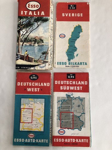 Lot vintage esso - of, road