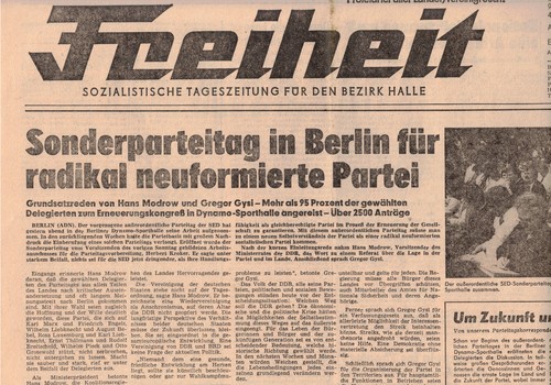 Ddr zeitung freiheit halle - ddr,