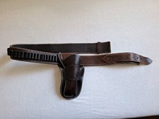 Cowboygürtel Western  Männer 115 cm Holster Ledergürtel gebraucht 