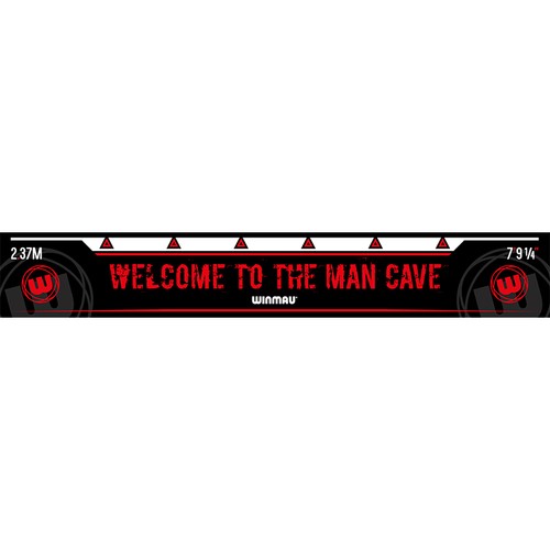 Winmau man cave abwurflinie - man,