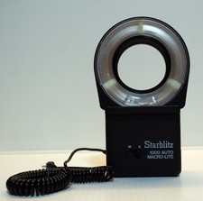 MACRO RINGBLITZ Rund-Blitzgerät 54-52-49 mm Außengewind Adapter Kabel 1000 Makro