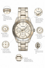 Fossil Stella ES2859 Damen Uhr