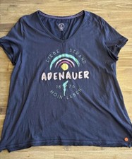Adenauer T-Shirt Damen XL x-large marine blau liebe strand moin leben