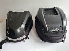 AXIO Motorrad Hartschalen Tankrucksack und Hecktasche Carbon Optik Supersportler