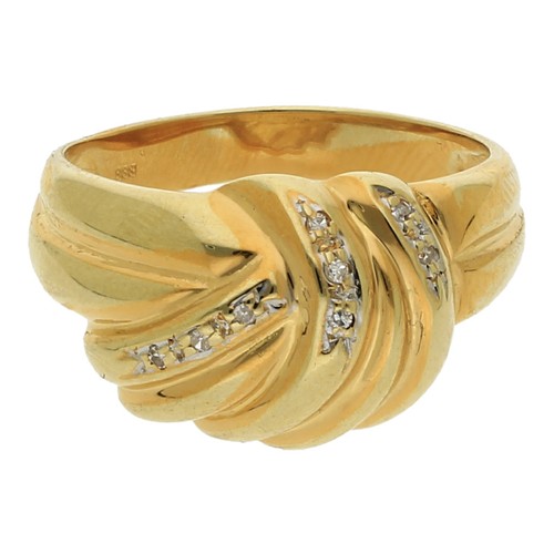 Diamant ring 333 k gold - ring,