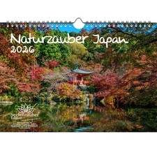Naturzauber Japan DIN A4 Kalender für 2026 Landschaft Tokio Natur Reise Land Url