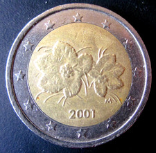 Münze 2 Euro 2001 Finnland