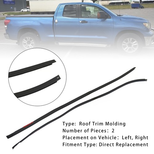 2pcs roof drip molding trim - molding,